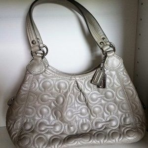 Coach Silver Mini Hobo